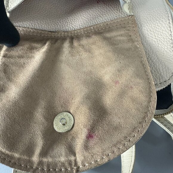 DIVINA FIRENZE Natural Leather Ivory Handbag/Backpack - Picture 9 of 14